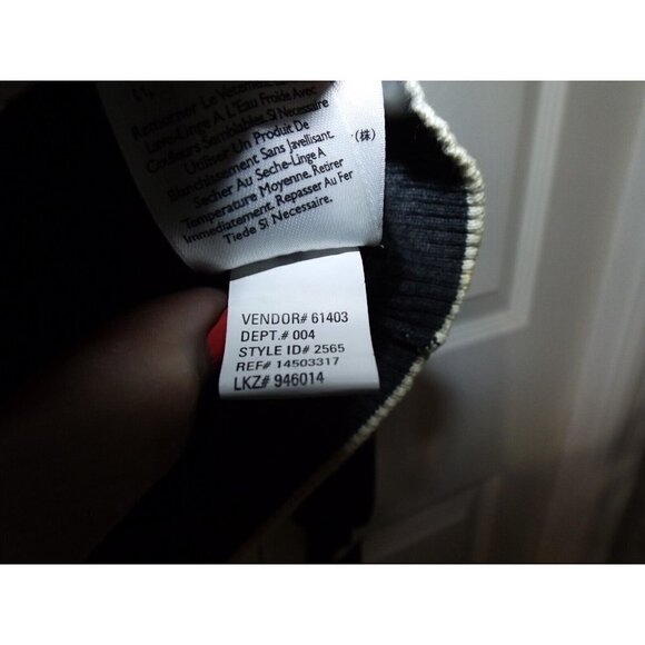 Eddie Bauer Mens XL 1/4 Zip Pullover Sweater  Colorblock Raglan Sleeve Cotton - Picture 8 of 8